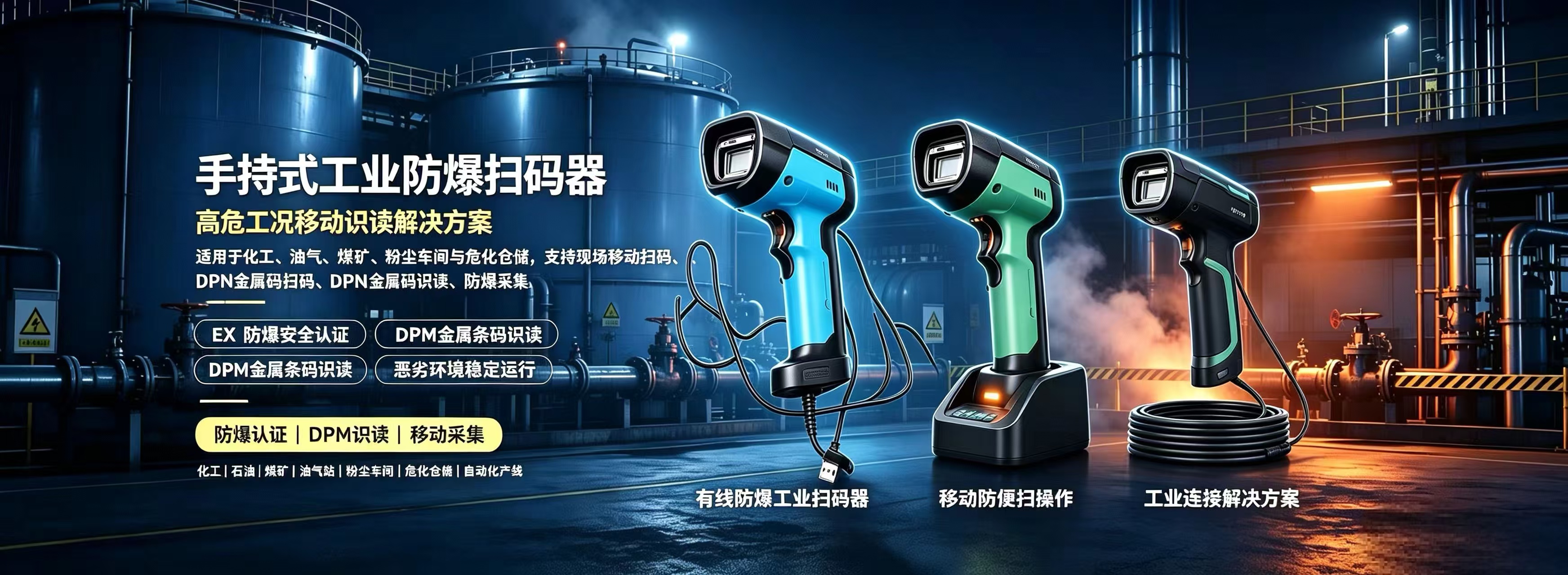 手持式防爆条码扫描器