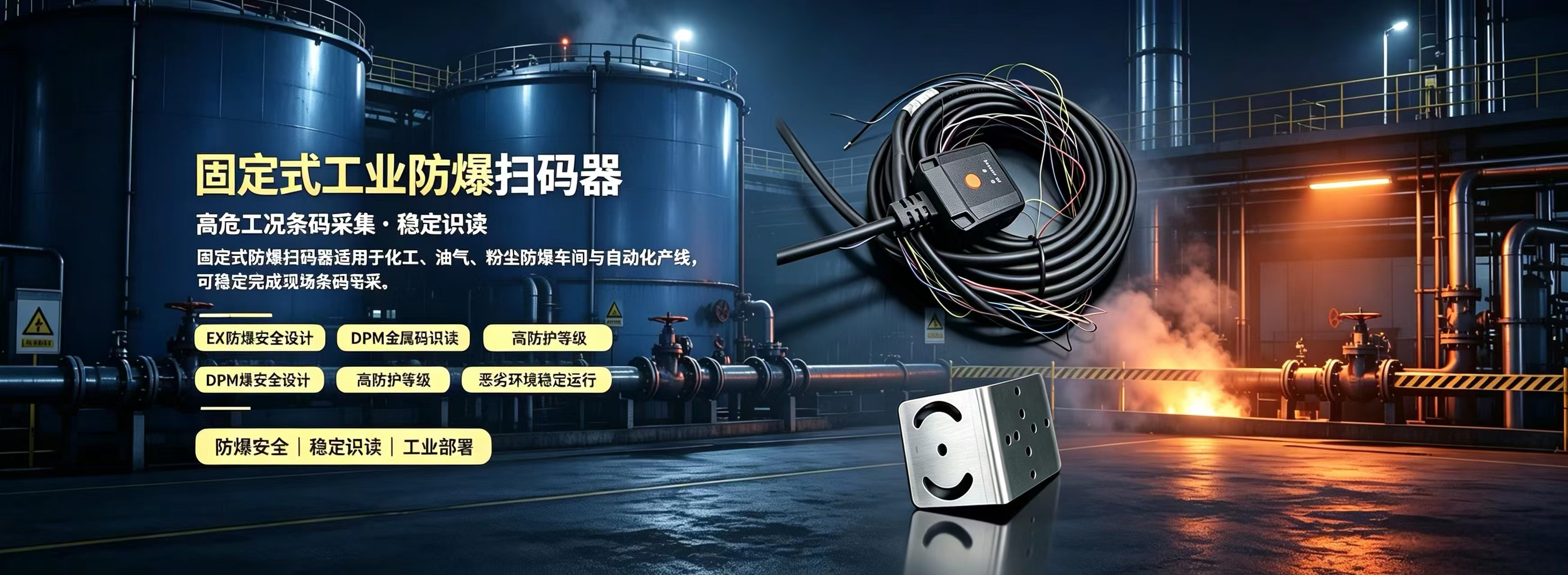 固定式工业防爆扫码器
